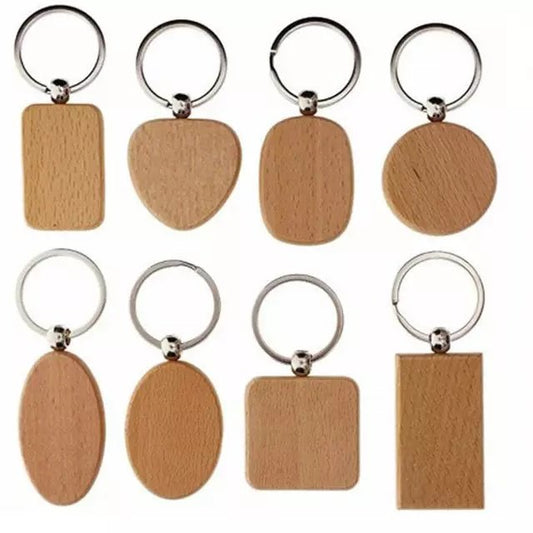 Beech Wood Key Chains