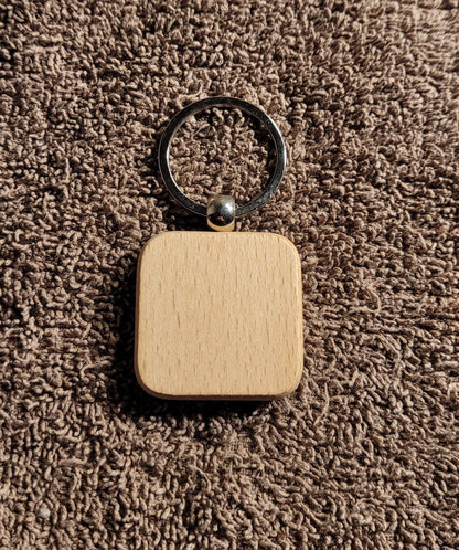 Beech Wood Key Chains