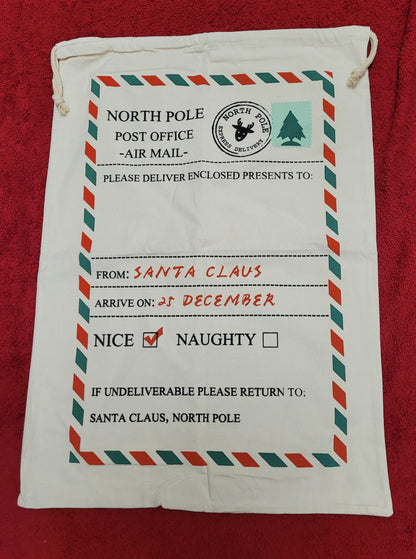 Santa Sacks - Sublimation & HTV