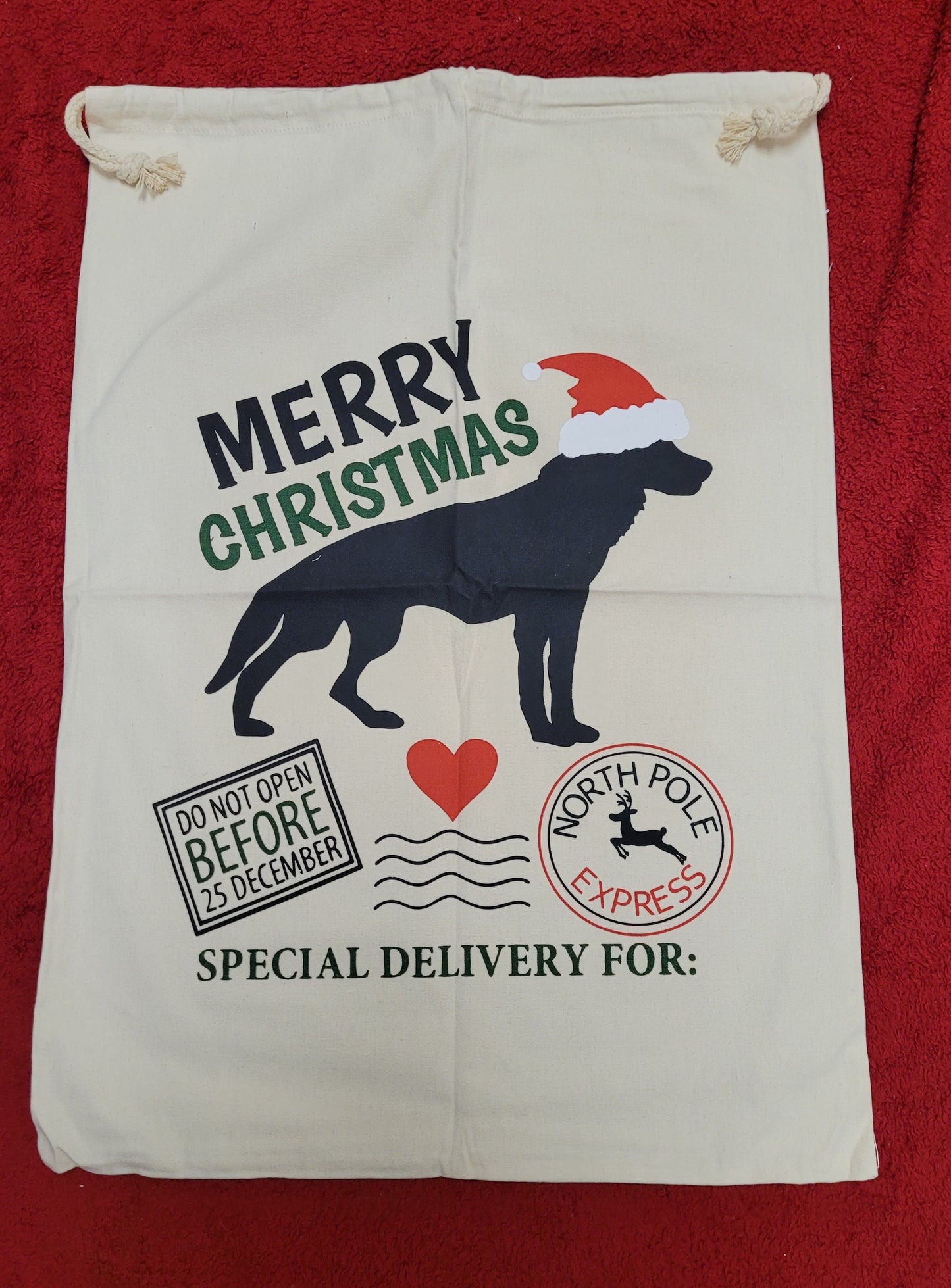 Santa Sacks - Sublimation & HTV