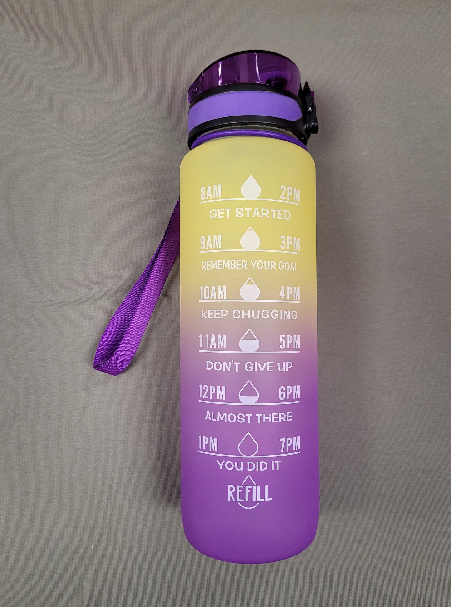 1 Litre Motivational Water Bottle