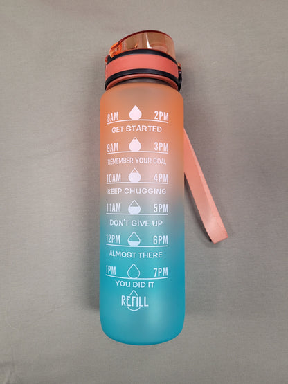 1 Litre Motivational Water Bottle