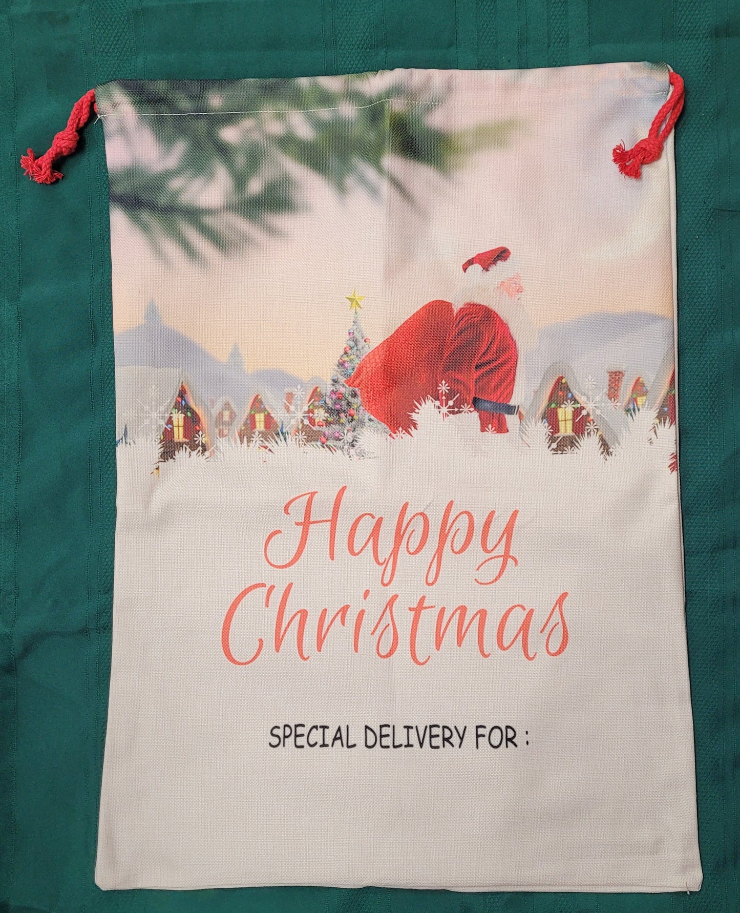 Santa Sacks - Sublimation & HTV