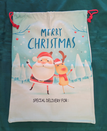 Santa Sacks - Sublimation & HTV