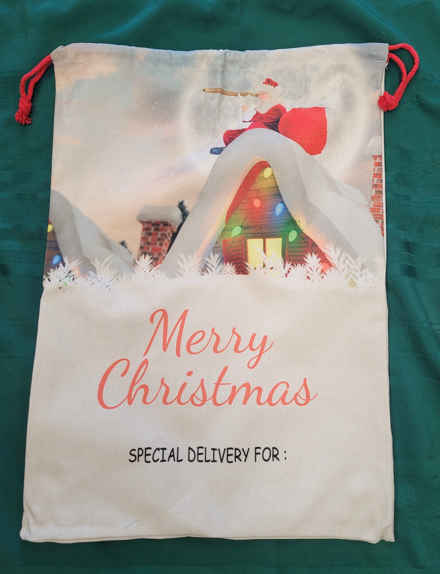 Santa Sacks - Sublimation & HTV