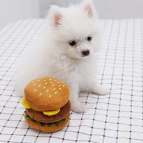 Dog Squeakie Toy Set - Burger 'n' Fries