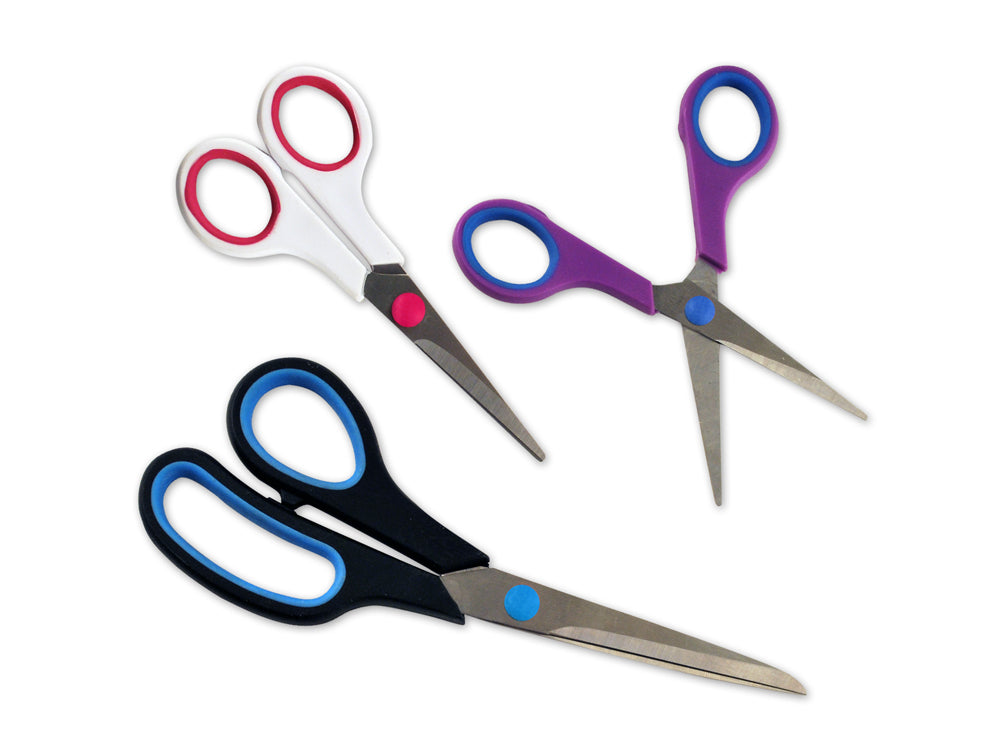 Crafter's Toolkit: Soft-Grip Scissors Tri-Pack