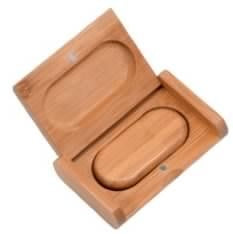 Wooden USB in Wooden Case