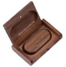 Wooden USB in Wooden Case